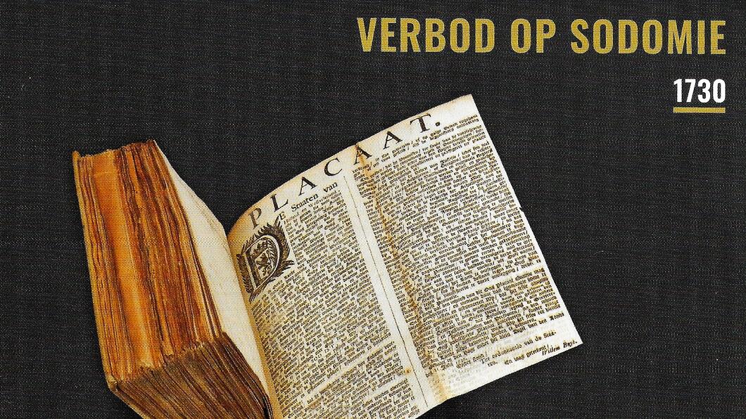 Foto Nationaal Archief: oud wetboek met het Ssdomieverbod van 1730