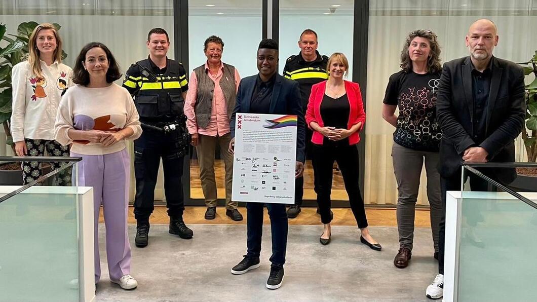 Enkele ondertekenaars van de samenwerkingsovereenkomst
