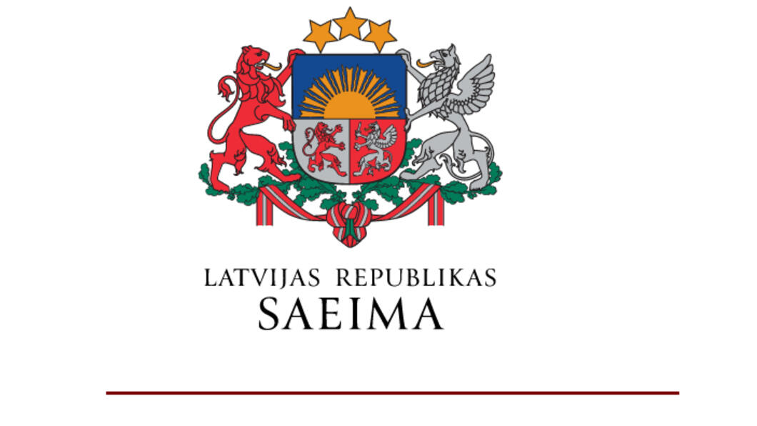 logo van de Saeima, het Letse parlement