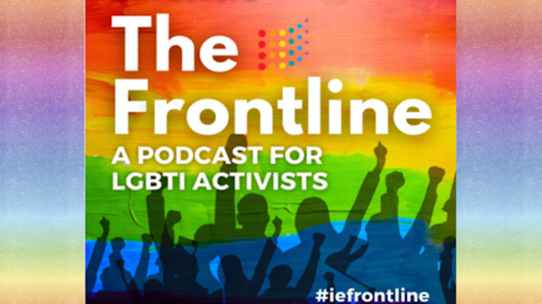 Logo van podcast The Frontline