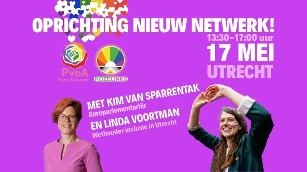 Afbeelding oprichtingsbijeenkomst op 17 mei met Linda Voortman en Kim van Sparrentak