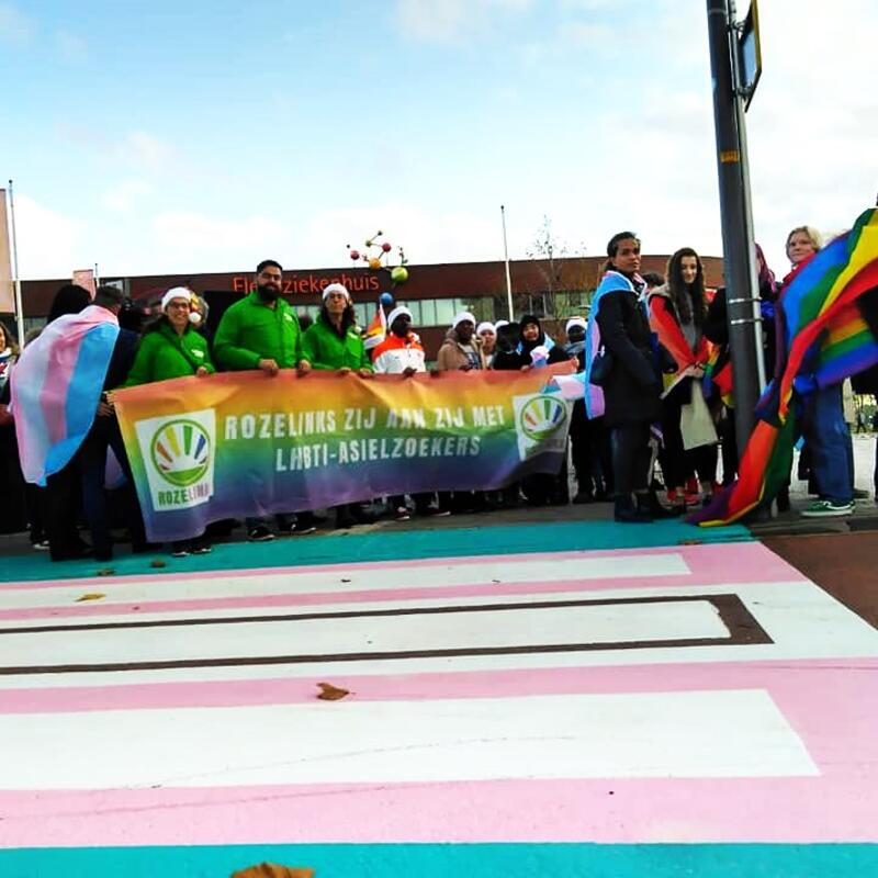 RozeLInks steunt LGBTQI asielzoekers