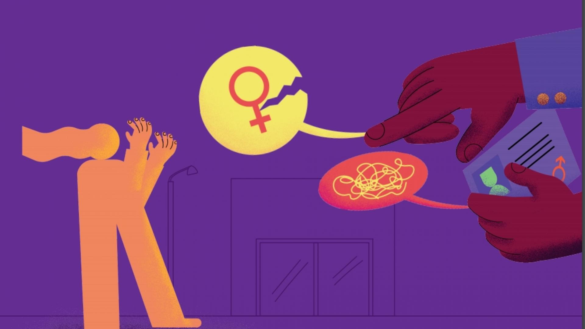 illustratie uit de uitgave van de onafhankelijk VN-expert over seksuele oriëntatie en genderidentiteit