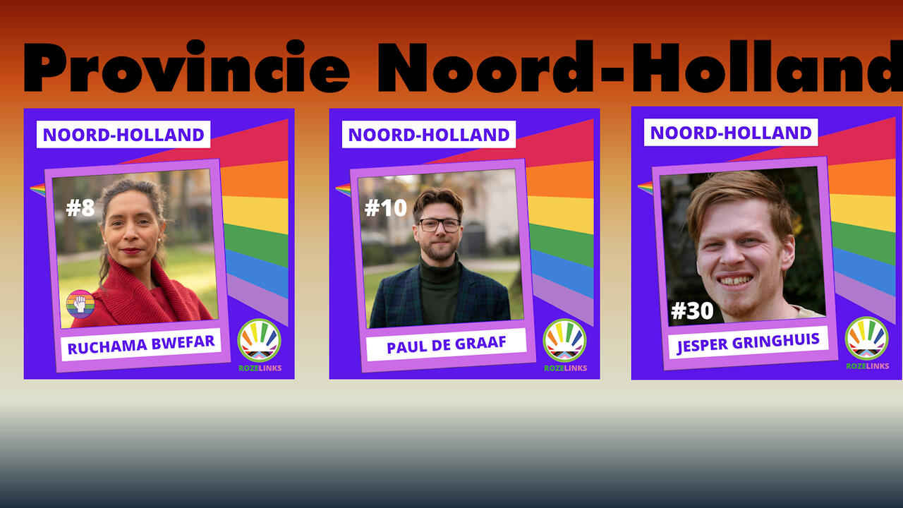 kandidaten voor de provincie Noord-Holland