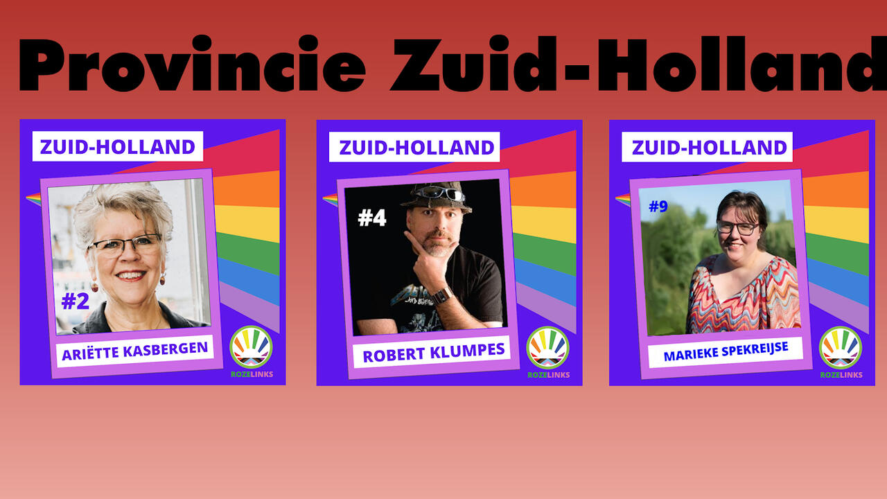 kandidaten voor de provincie Zuid-Holland